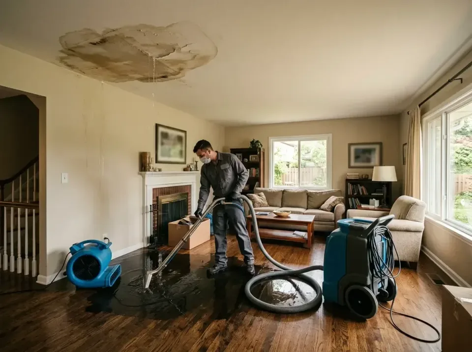attic-pipe-burst-ceiling-drip-008 — frequently asked questions, Water Damage Restoration & Carpet Care in Vancouver, WA